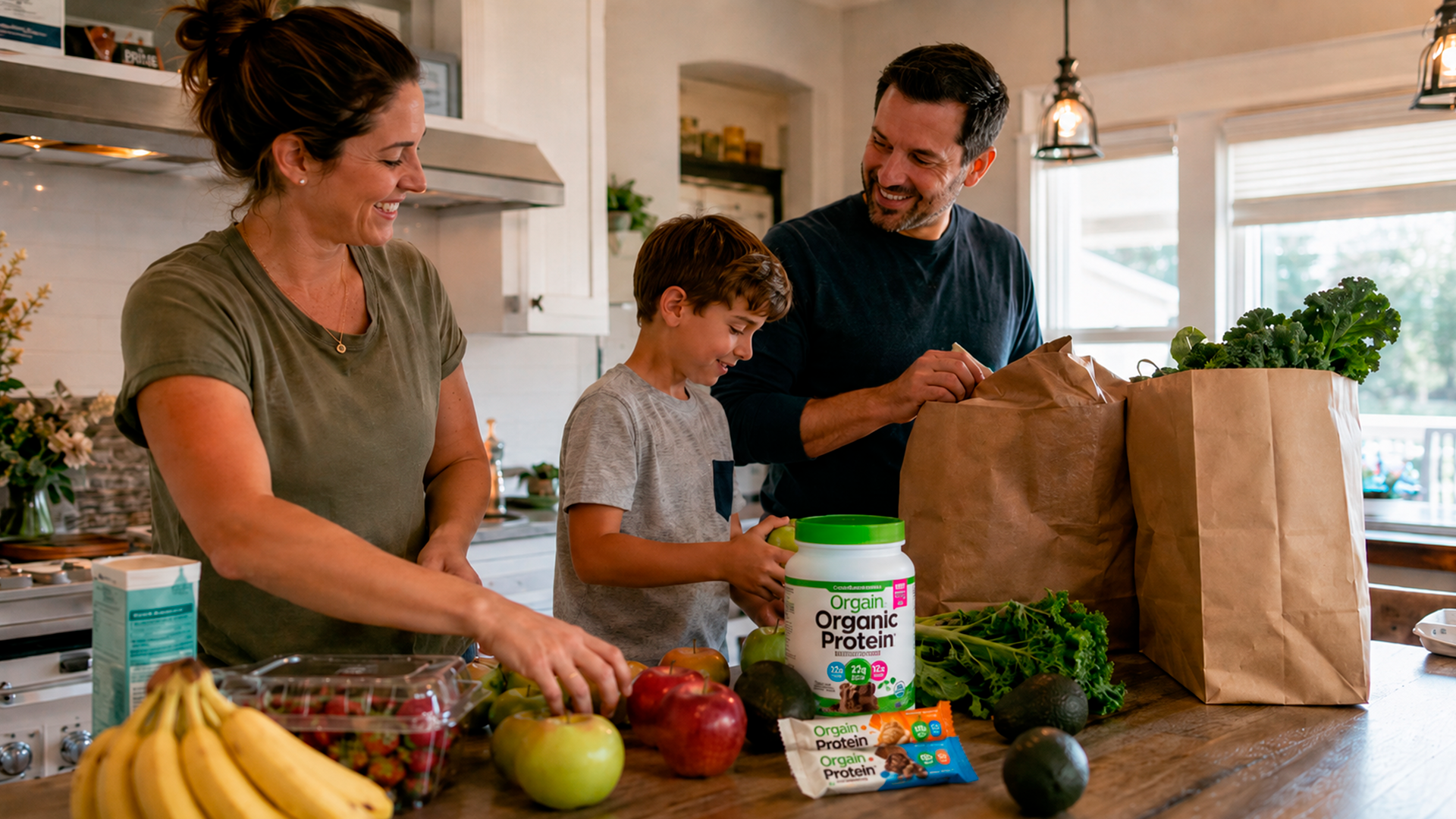 Productos Orgain proteína orgánica: shakes, proteína en polvo y barras proteicas saludables