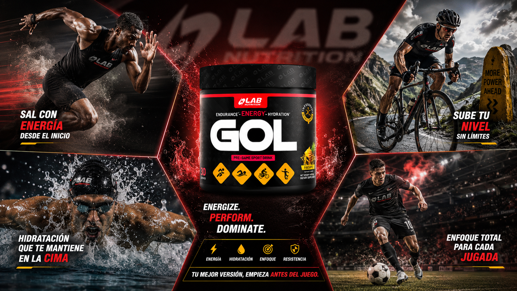 Gol, la formula multideporte para romper tus limites