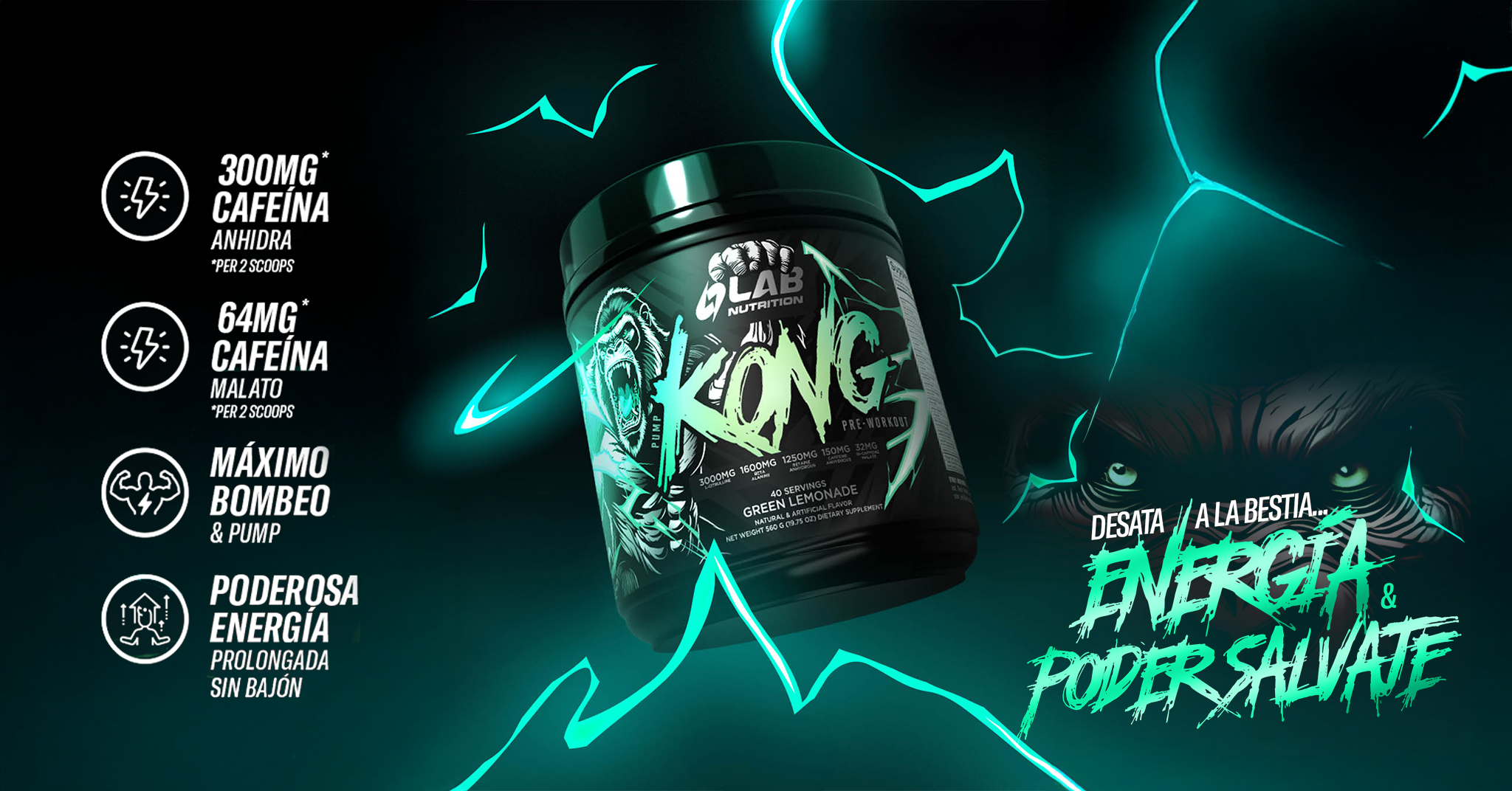 KONG: La Bestia del Pre-Entreno que Llevará tu Rendimiento al Máximo