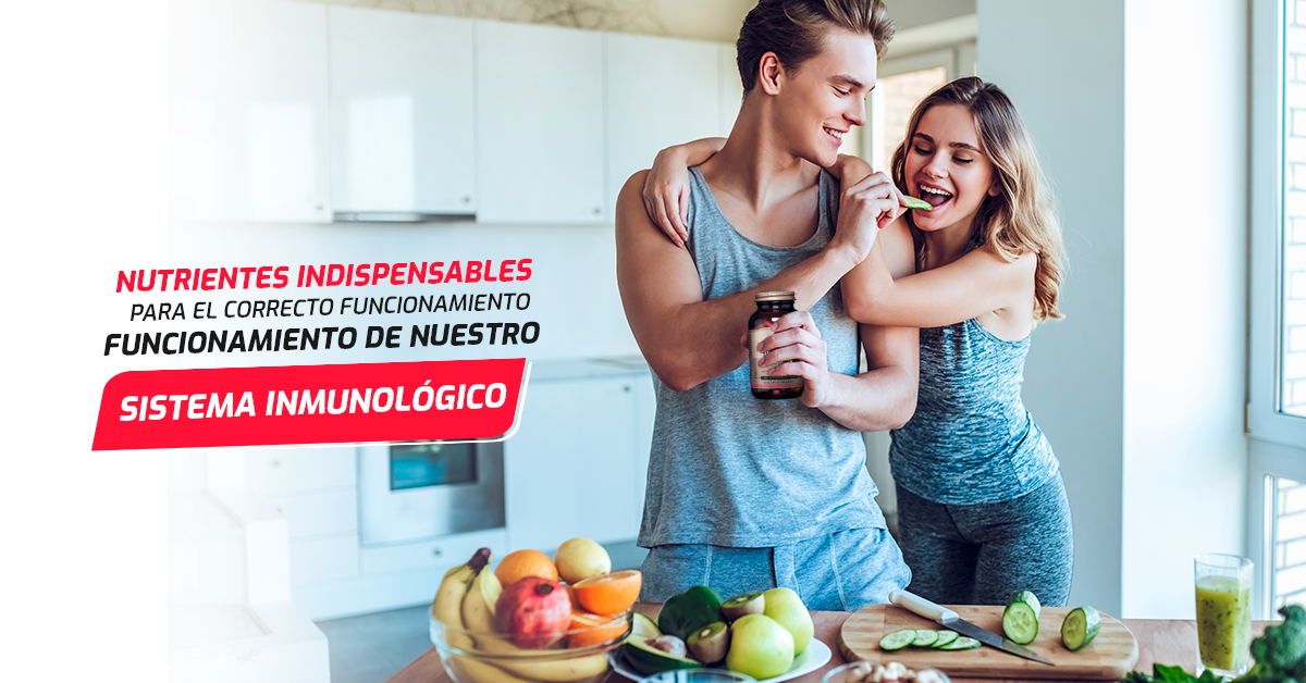NUTRIENTES INDISPENSABLES PARA EL CORRECTO FUNCIONAMIENTO  DE NUESTRO SISTEMA INMUNOLÓGICO