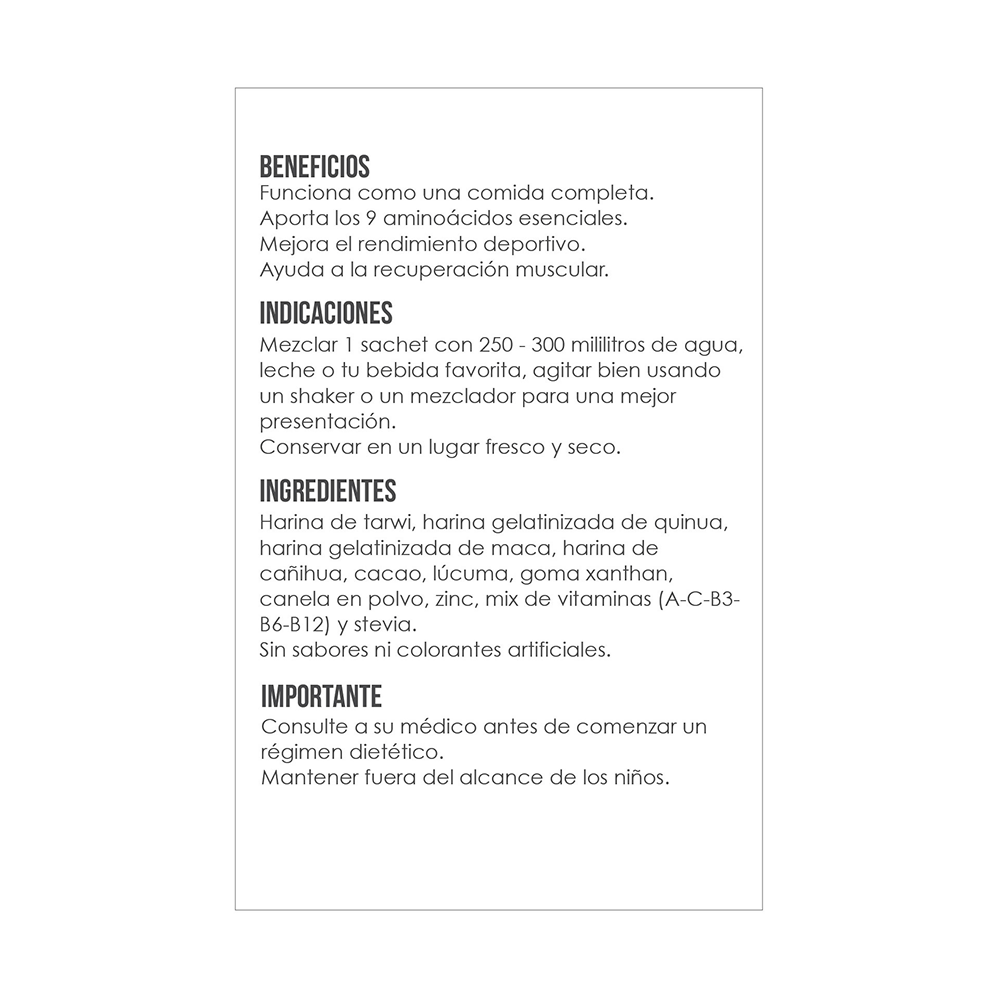 QUINOSPORT VAINILLA 45GR