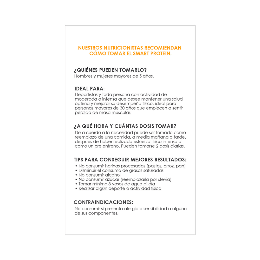 SMARTPROTEIN VAINILLA 45GR