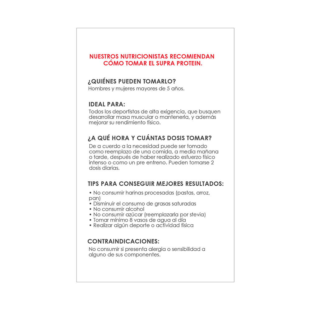 SUPRAPROTEIN CACAO 45GR