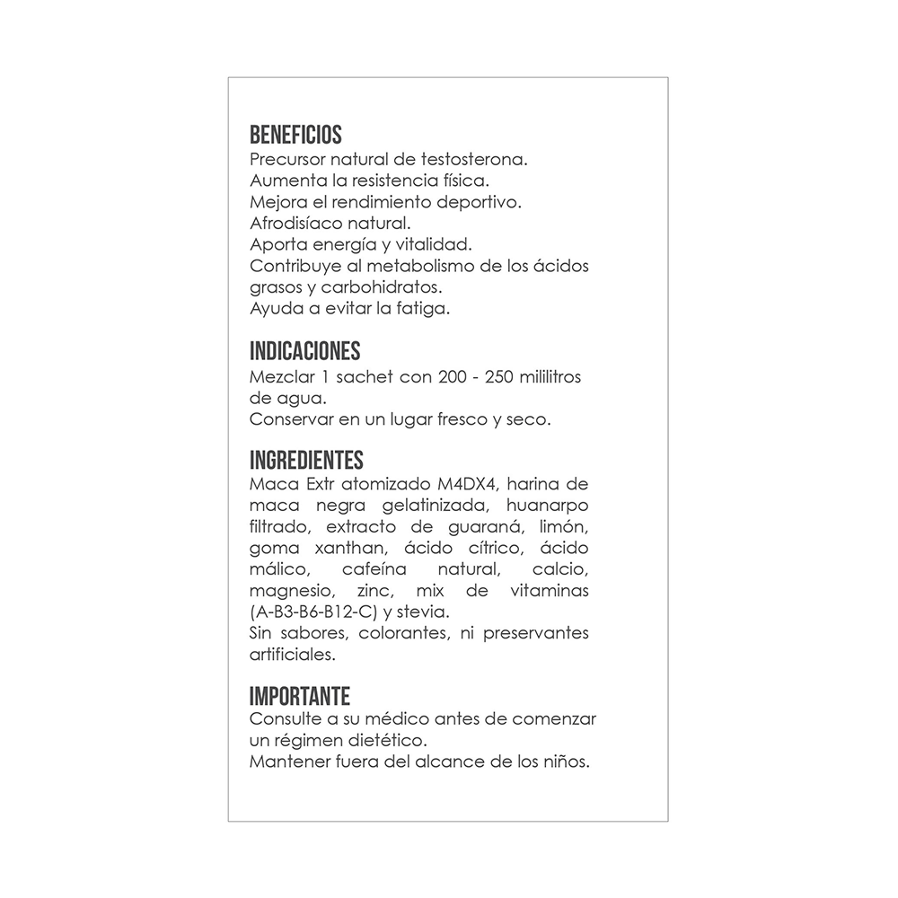 PRO MAN SHOT 15 sachets