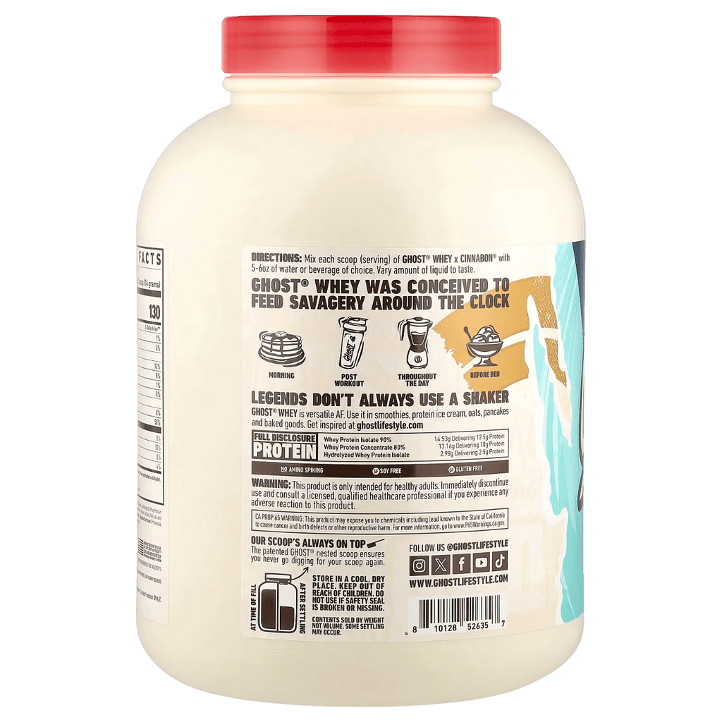 GHOST® WHEY PROTEIN CINNABON 4.80LB