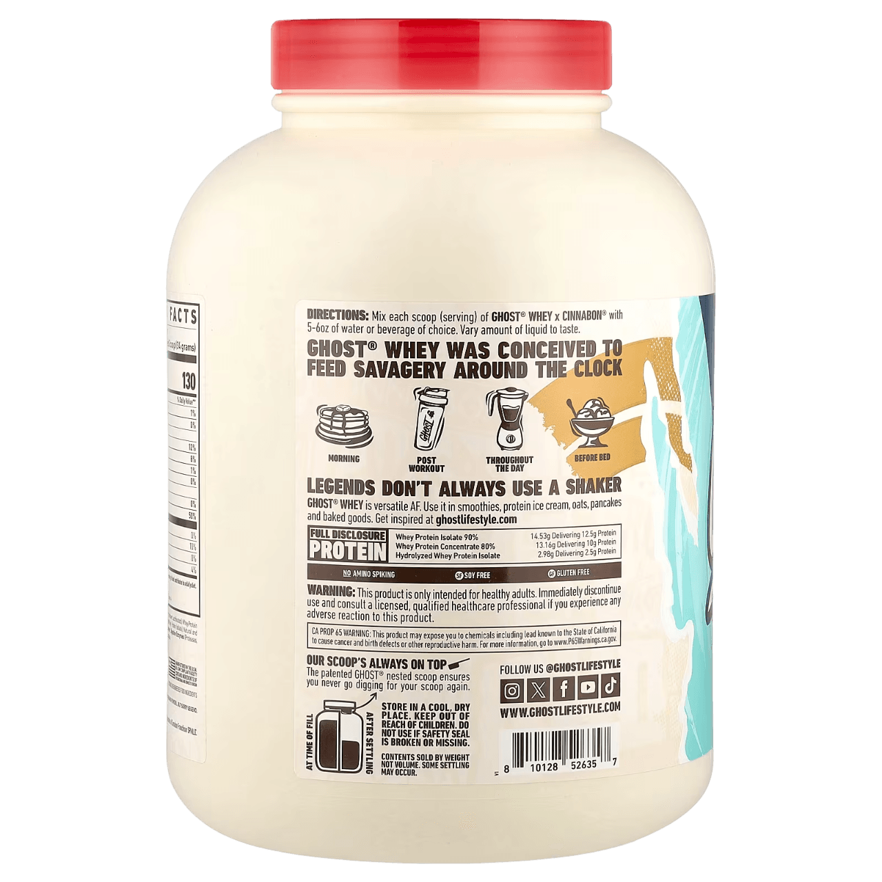 GHOST® WHEY PROTEIN CINNABON 4.80LB