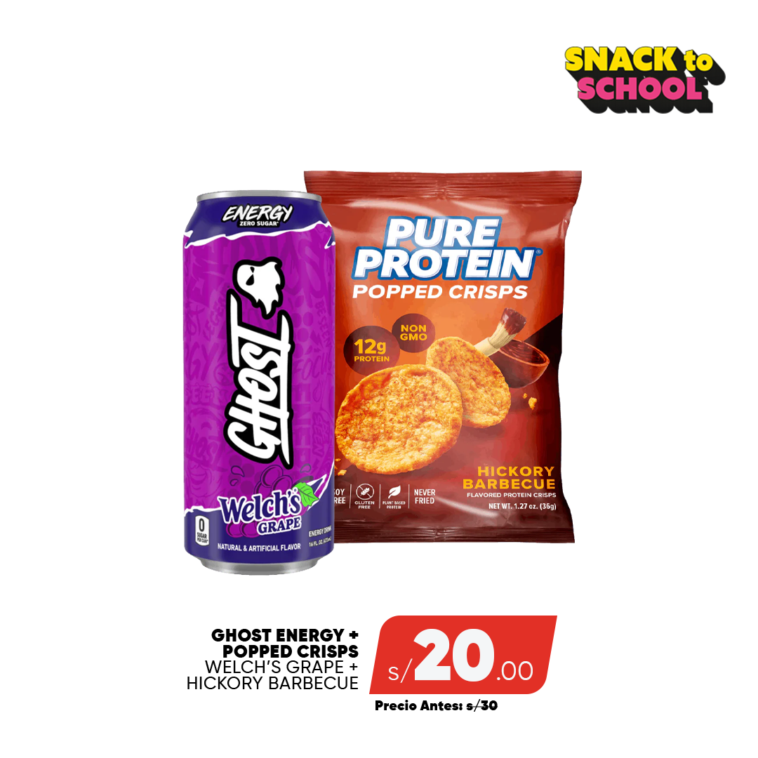 PACK GHOST ENERGY + PURE POPPEDS