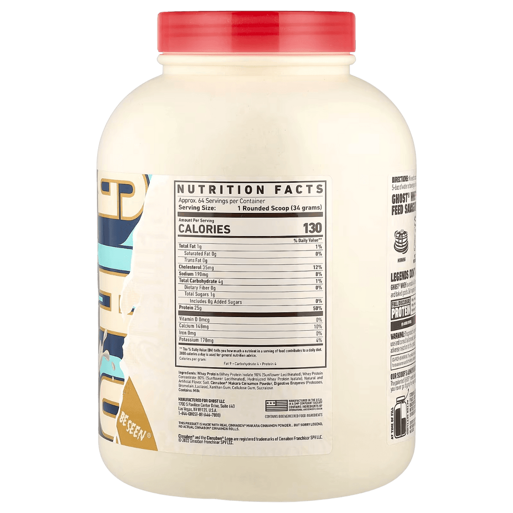GHOST® WHEY PROTEIN CINNABON 4.80LB