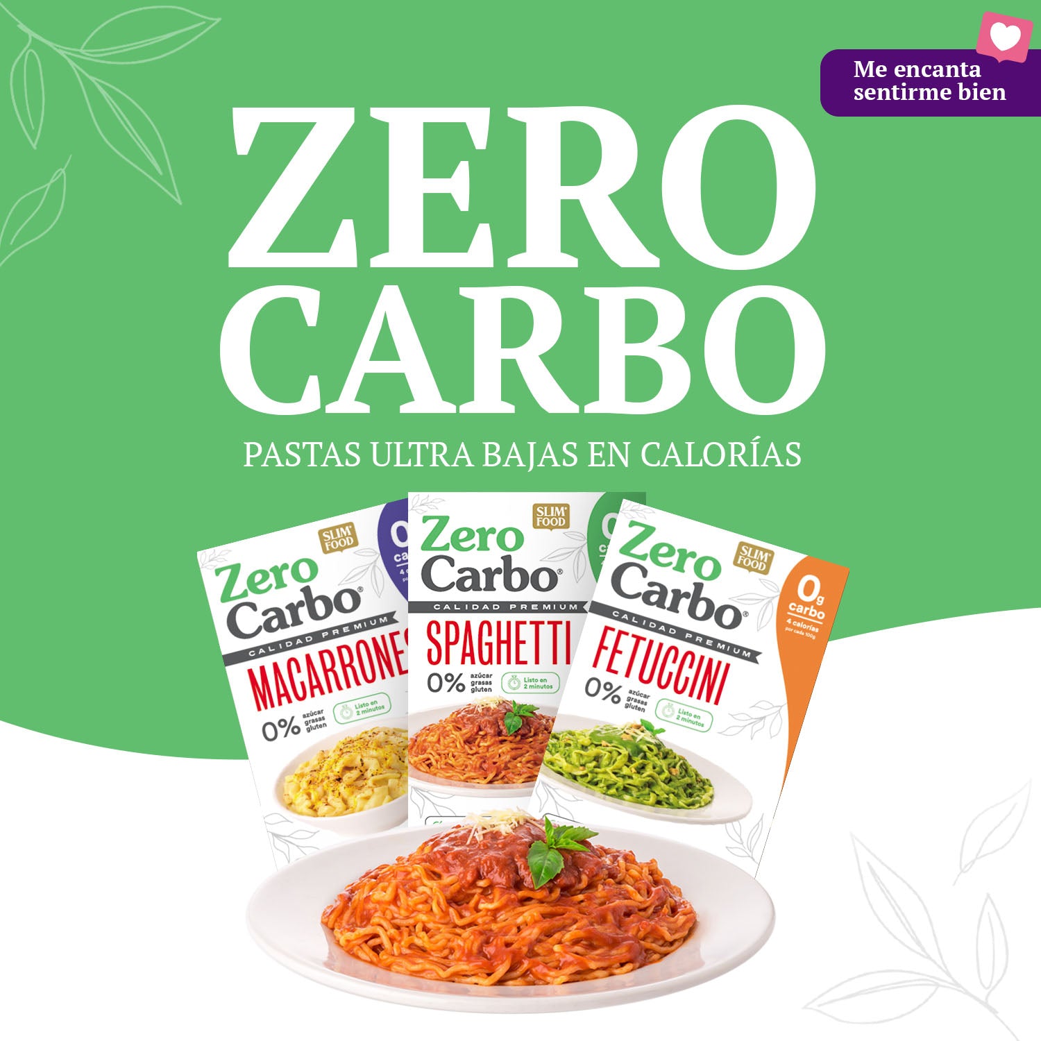 Zero Carbo Pasta Precocida