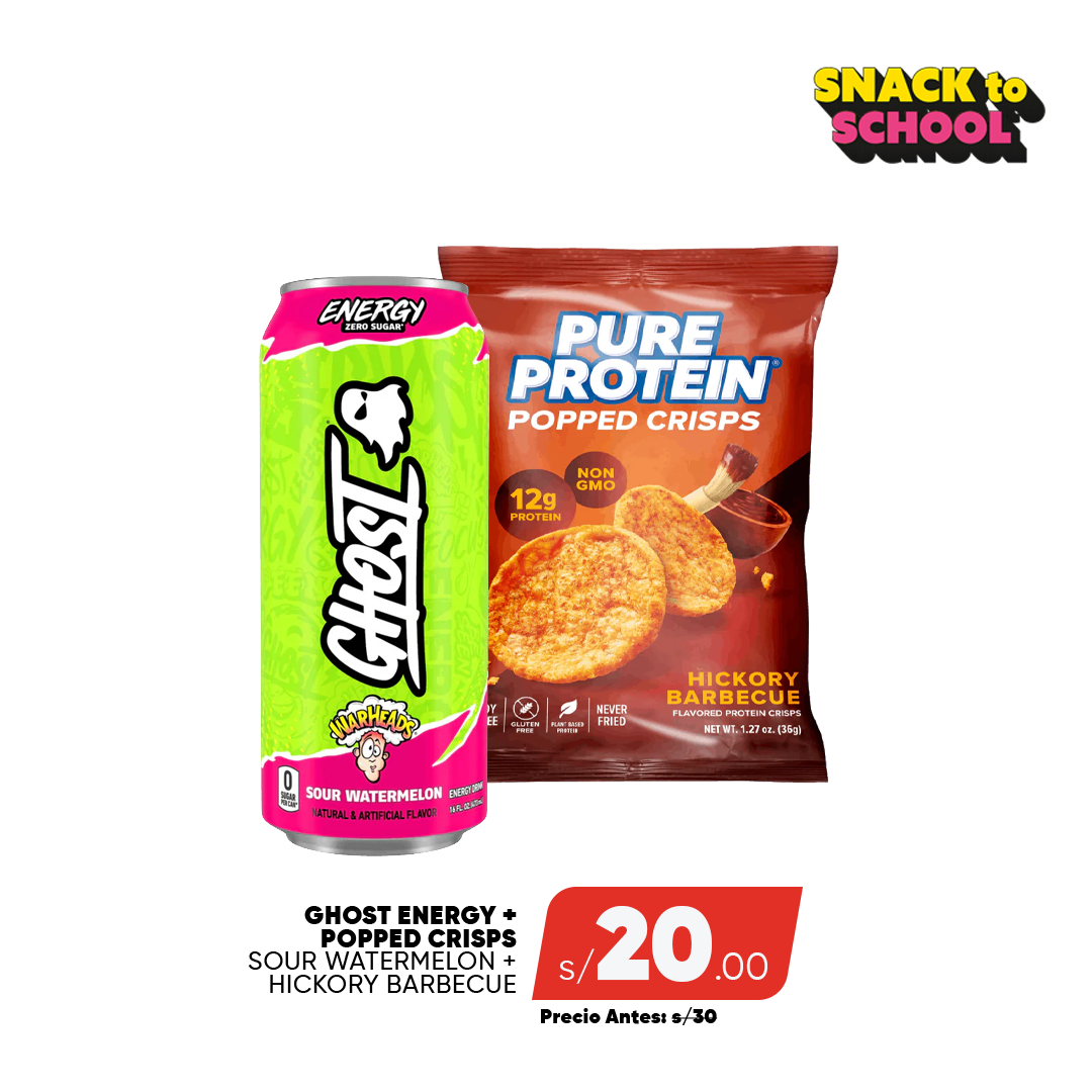 PACK GHOST ENERGY + PURE POPPEDS