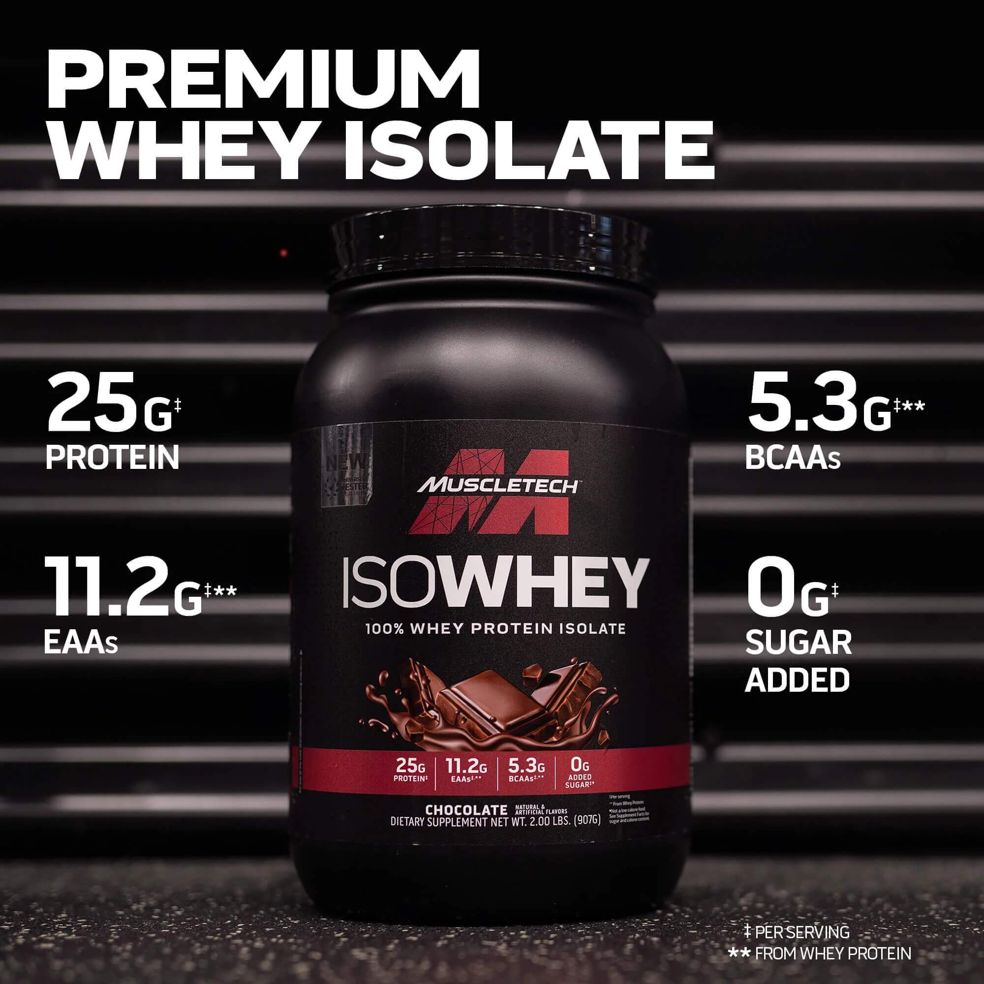 ISO WHEY 100% CHOCOLATE 2LB