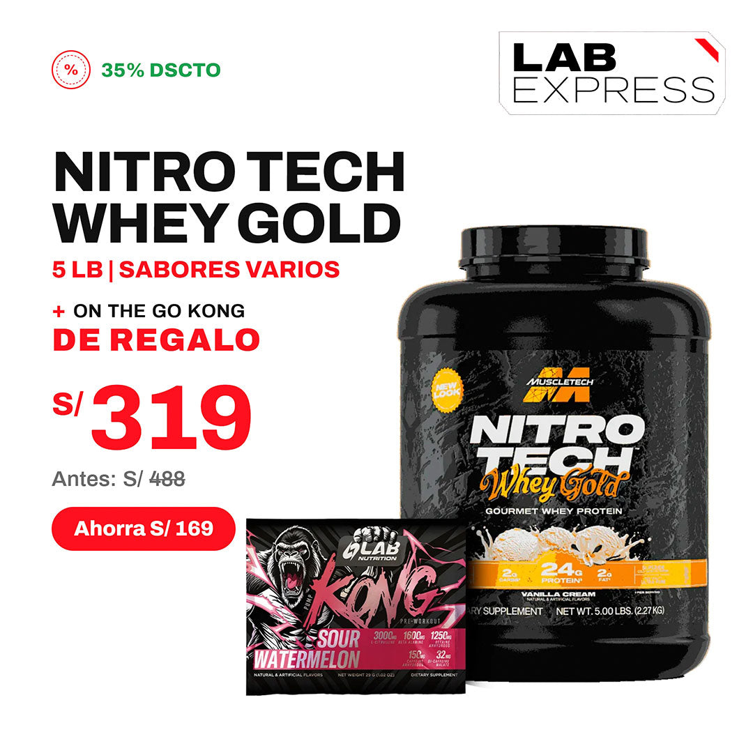 PACK NITRO WG 5LB + ON THE GO KONG REGALO