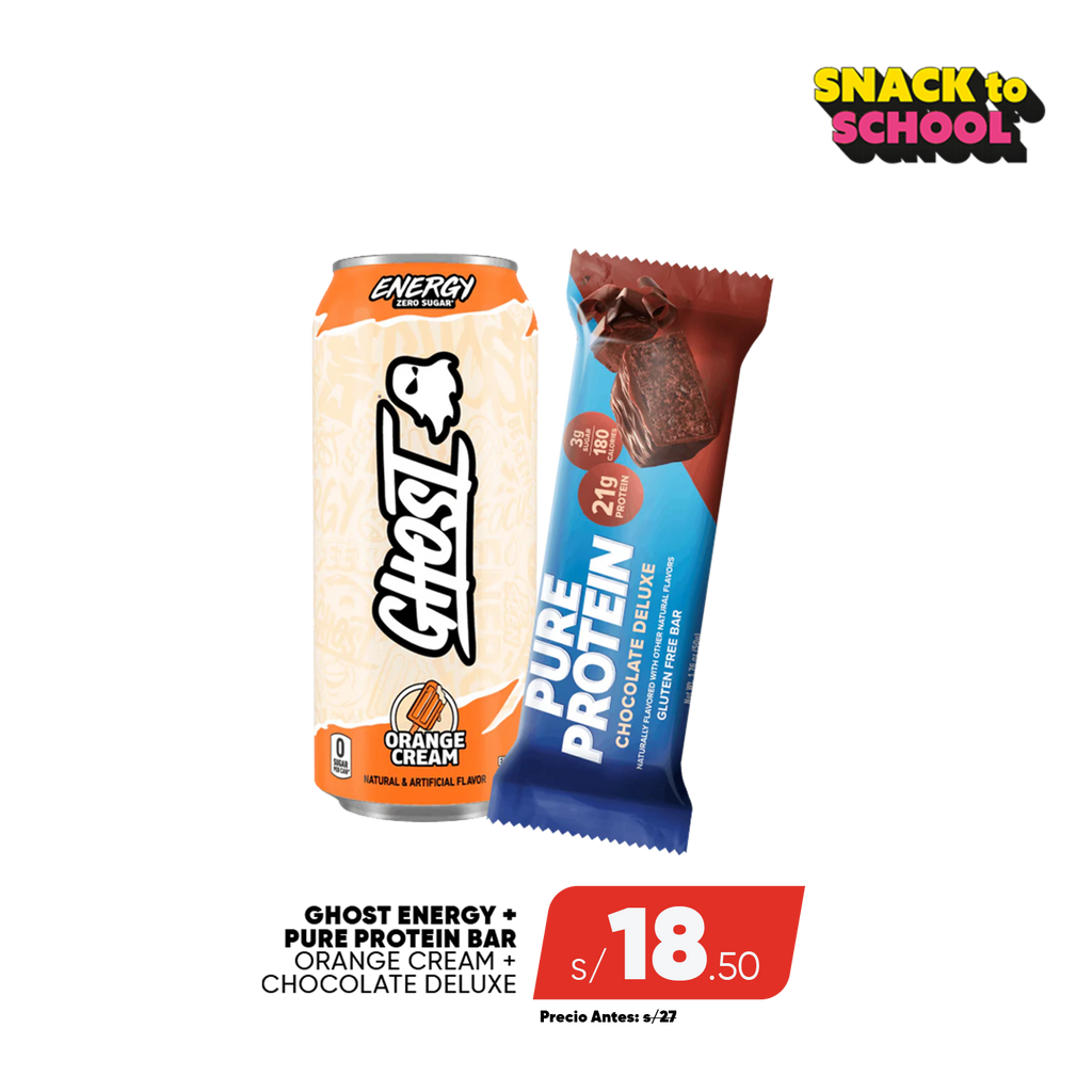PACK GHOST ENERGY + PURE PROTEIN BAR