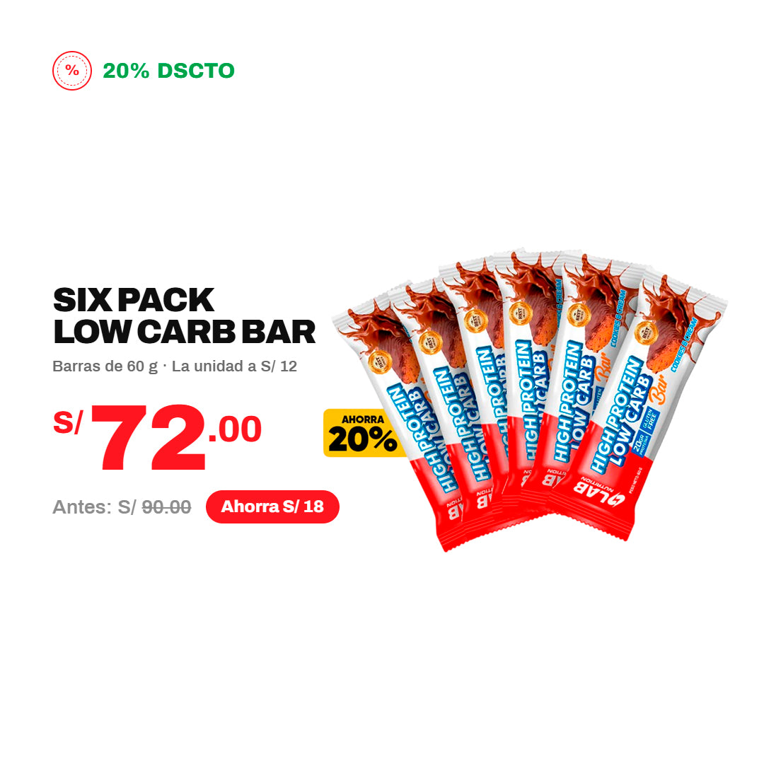 PACK X6 LOW CARB BAR