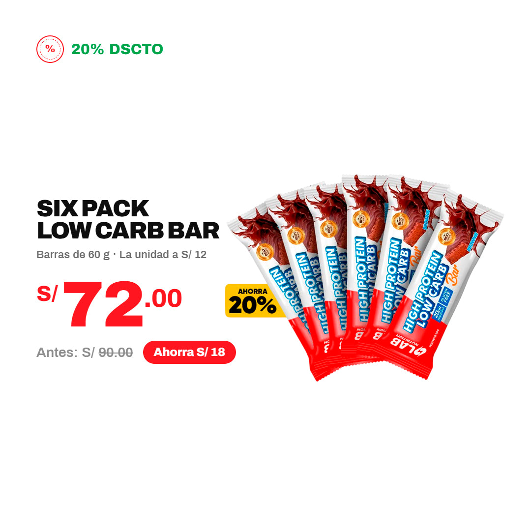 PACK X6 LOW CARB BAR