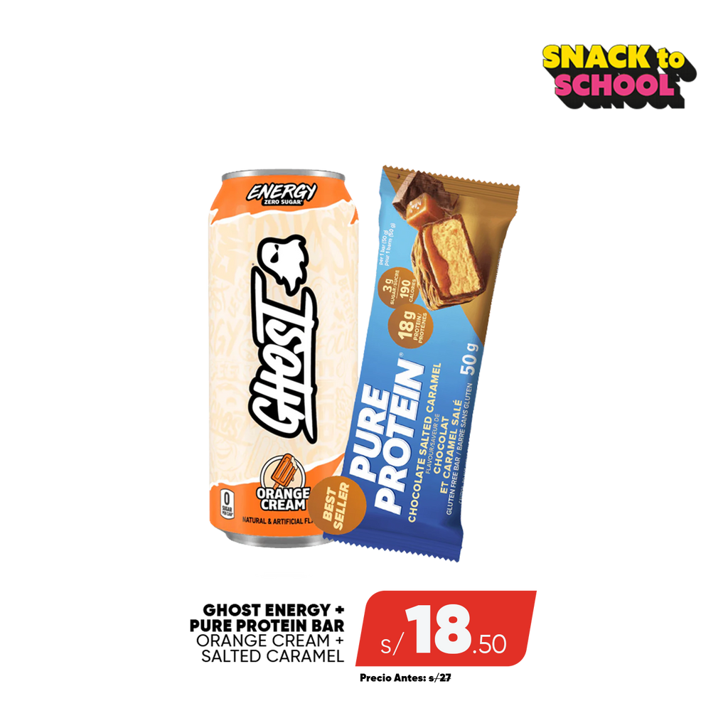PACK GHOST ENERGY + PURE PROTEIN BAR