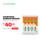 CHECK OUT. PACK X4 ORGAIN BAR