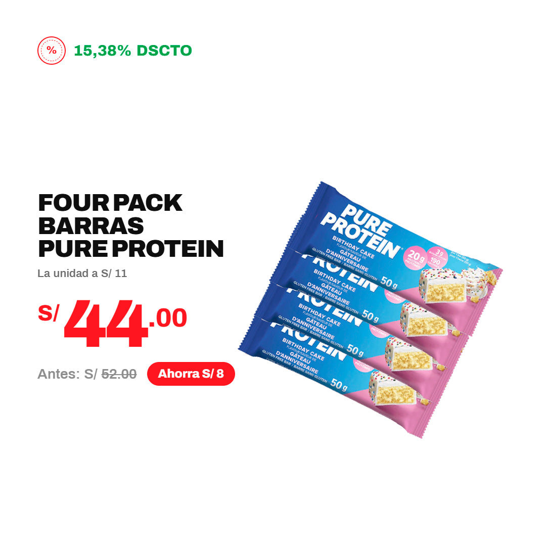 FOUR PACK BAR PURE PROTEIN