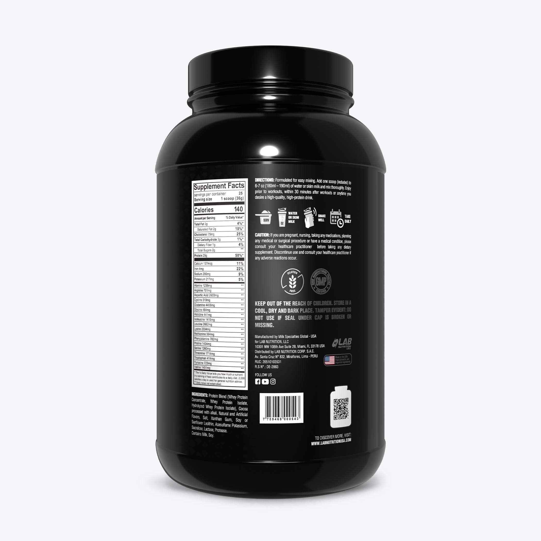 PREMIUM 100% WHEY PROTEIN CHOCOLATE 2LB