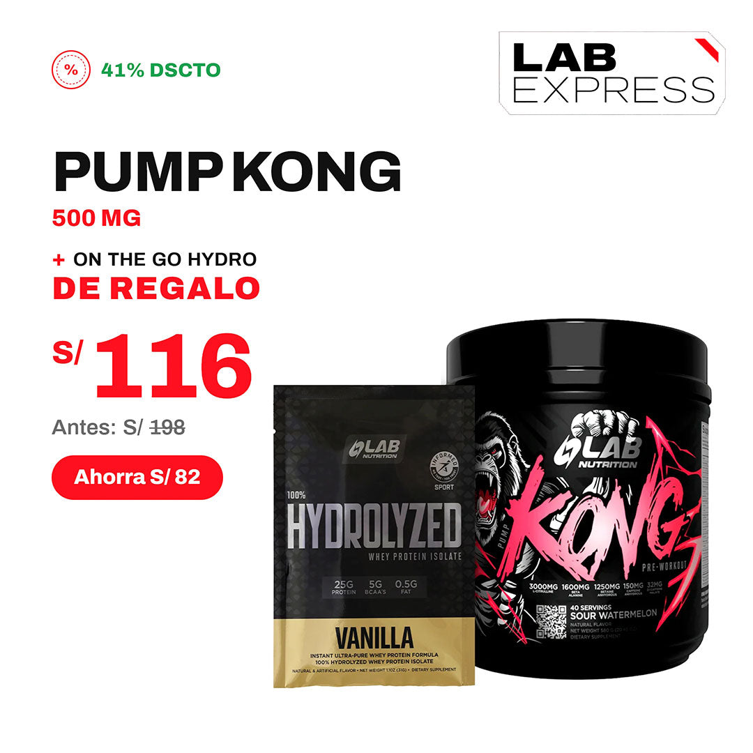 PACK PUMP KONG + ON THE GO HYDRO REGALO