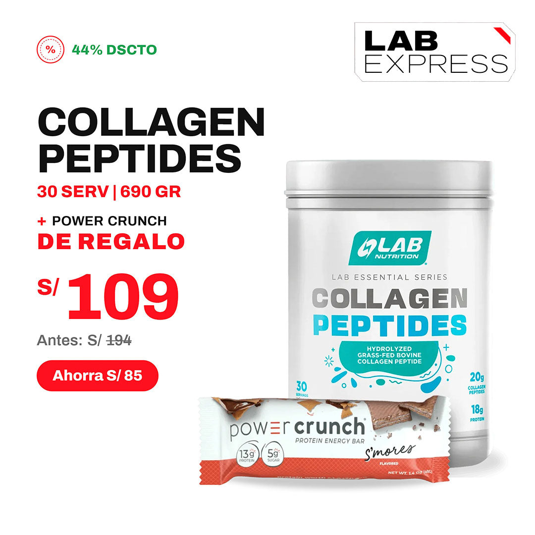 PACK COLLAGEN PEPTIDES + POWER CRUNCH REGALO
