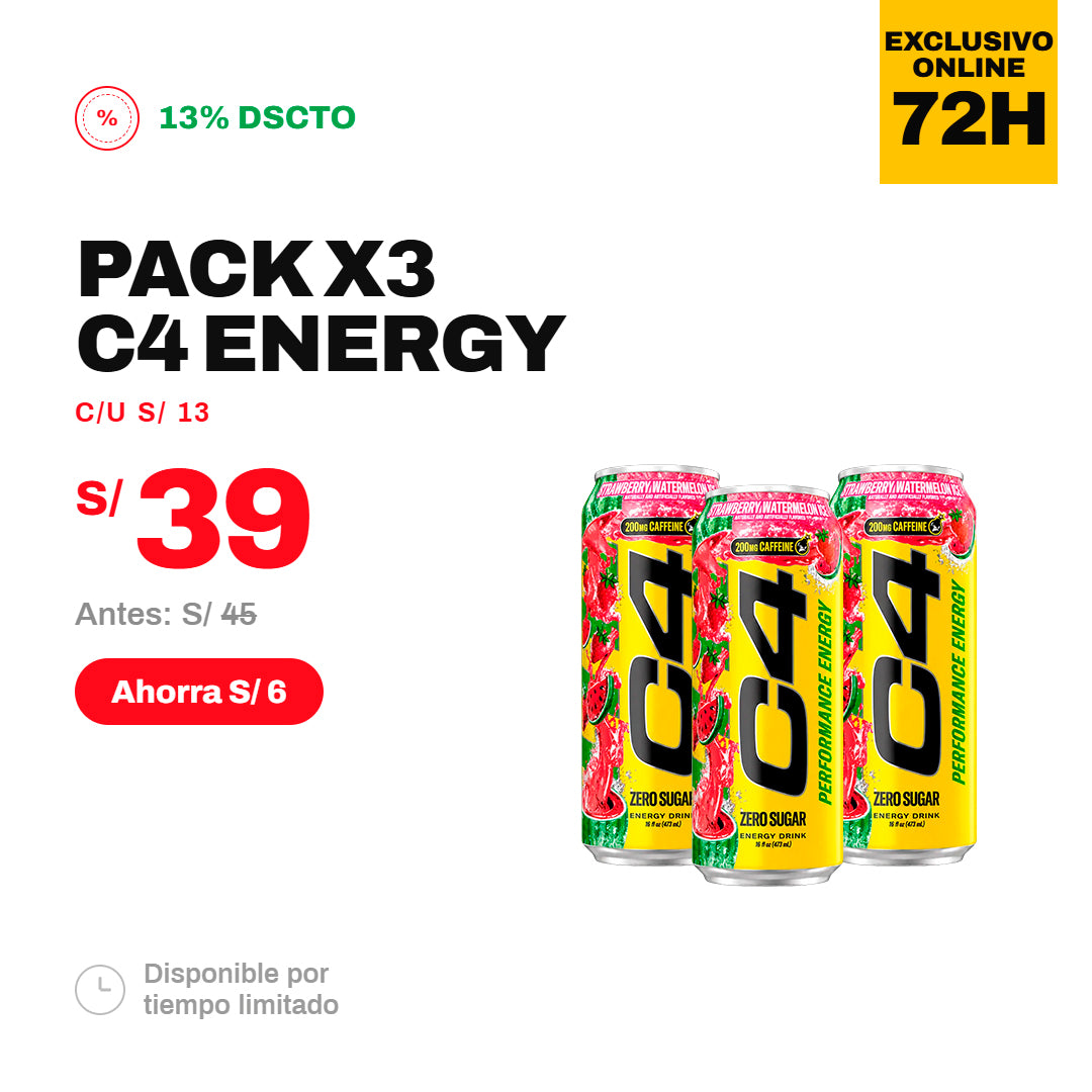 PACK X3 C4 ENERGY