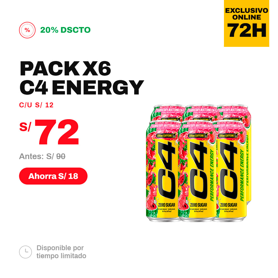 PACK X6 C4 ENERGY