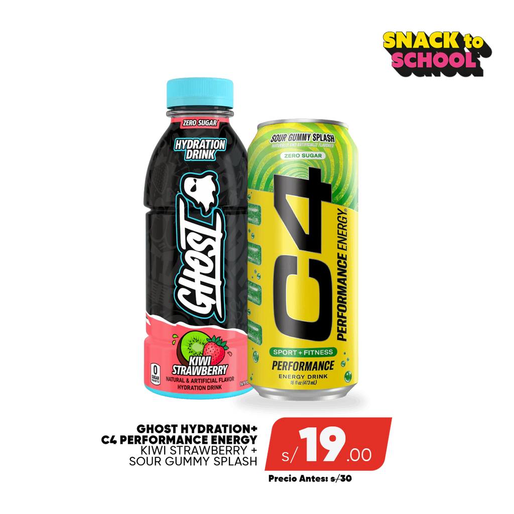 Pack Ghost Hydration + C4 Energy