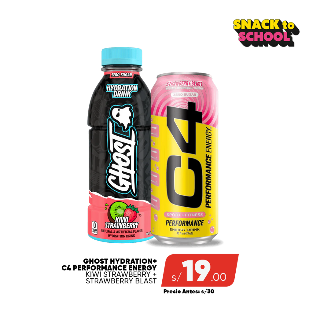 Pack Ghost Hydration + C4 Energy