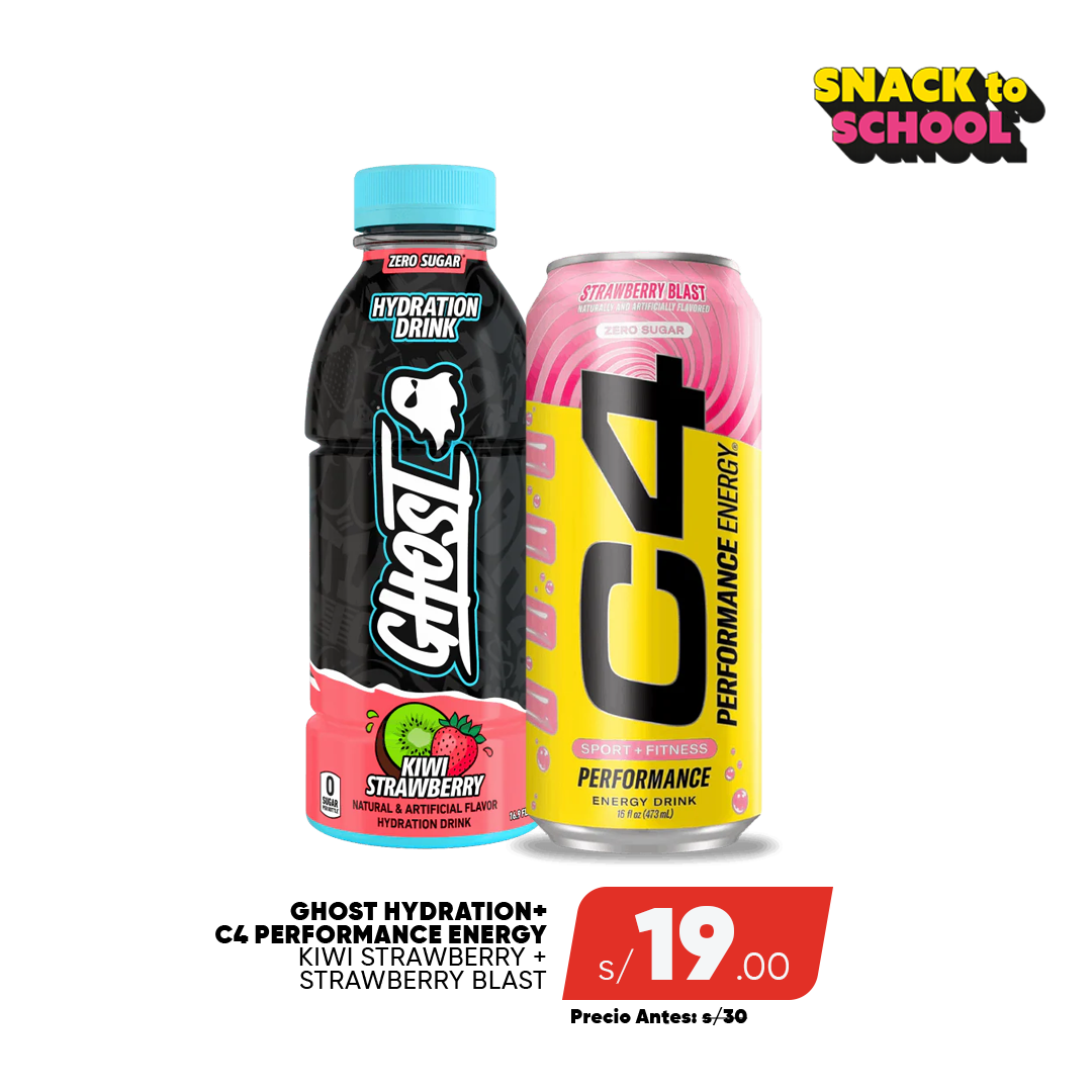 Pack Ghost Hydration + C4 Energy