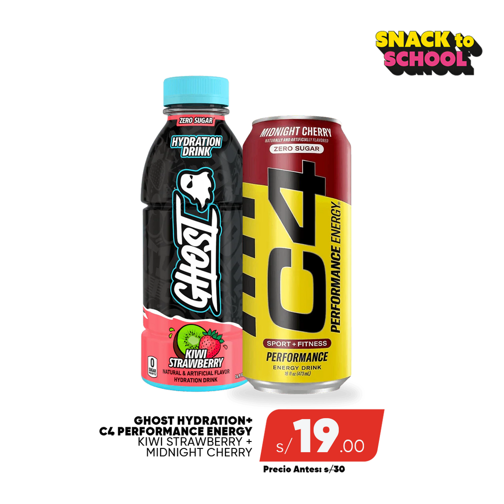 Pack Ghost Hydration + C4 Energy