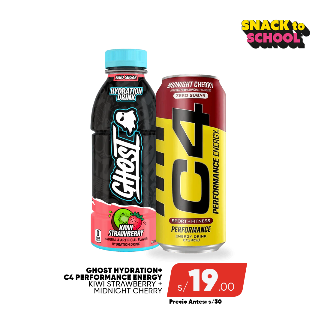 Pack Ghost Hydration + C4 Energy