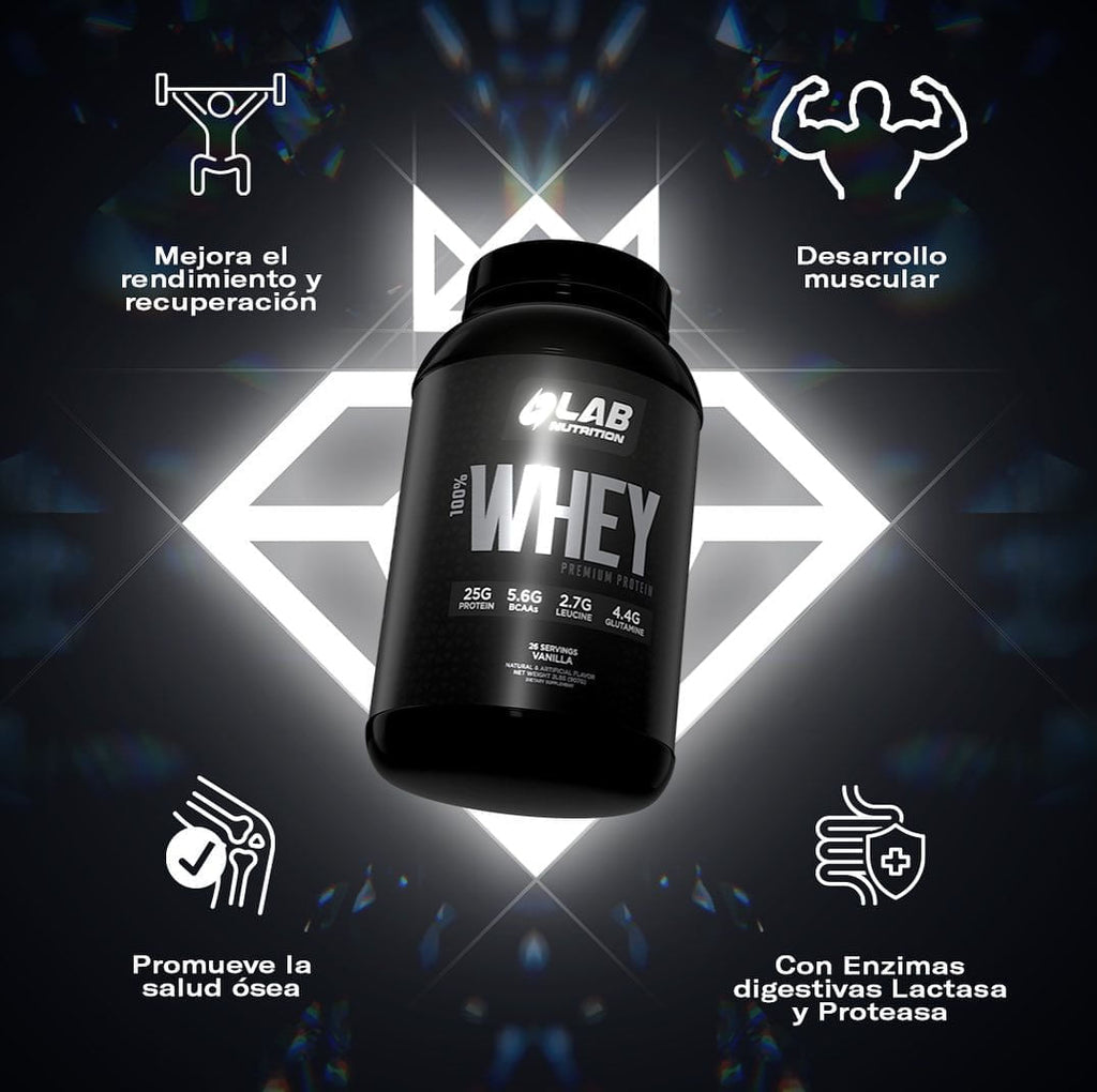PREMIUM 100% WHEY PROTEIN VAINILLA 2LB