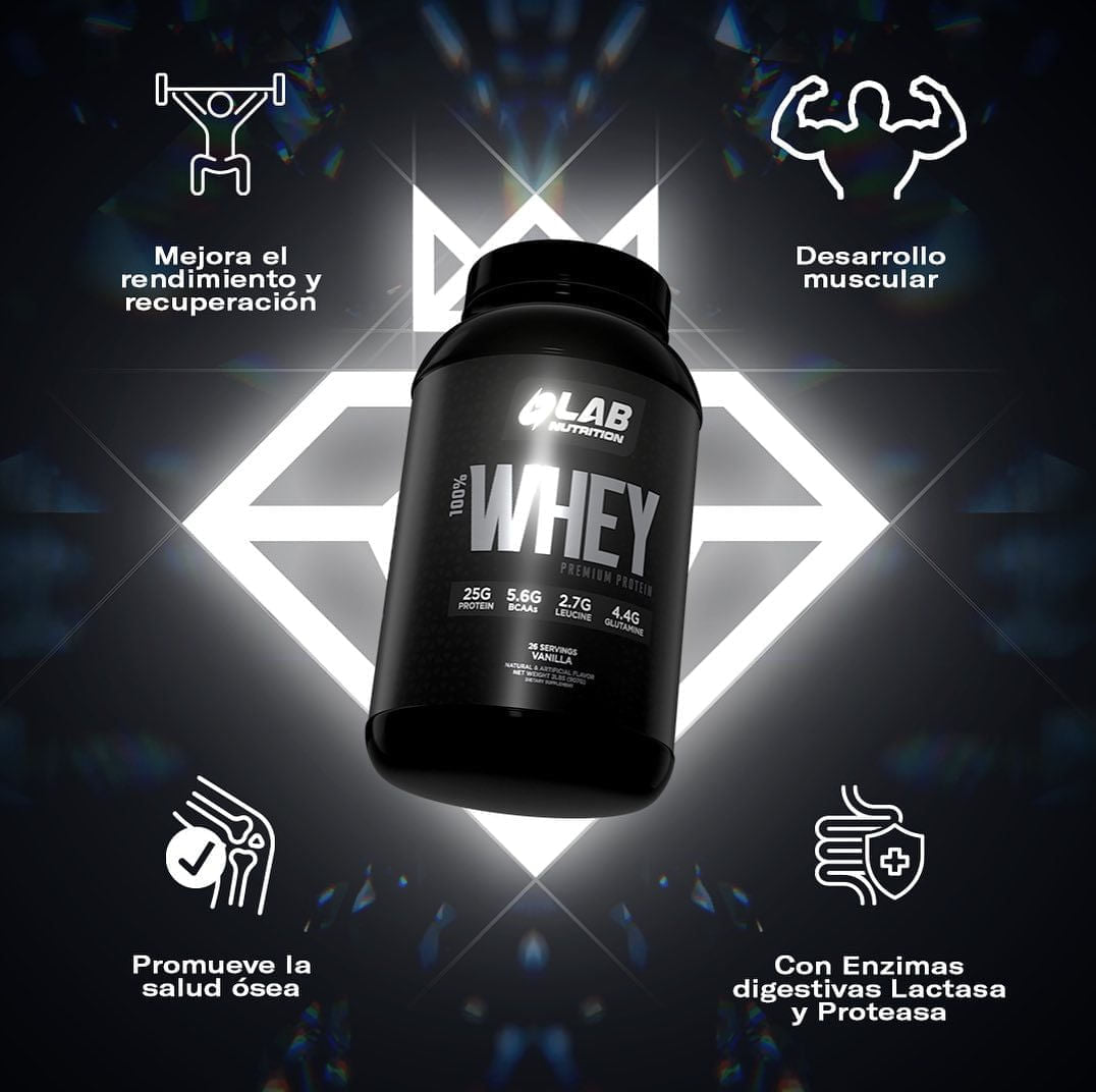 PREMIUM 100% WHEY PROTEIN VAINILLA 2LB