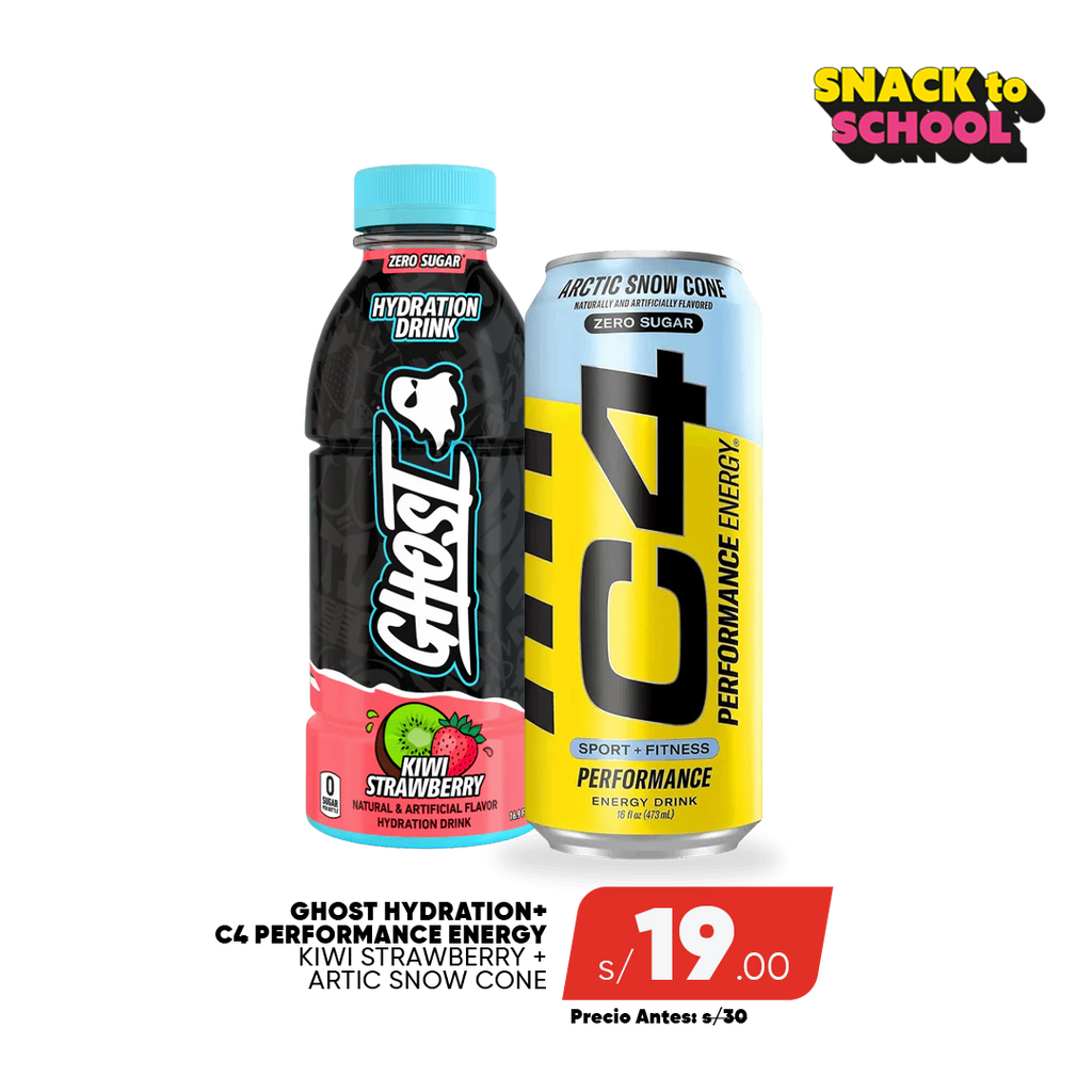 Pack Ghost Hydration + C4 Energy