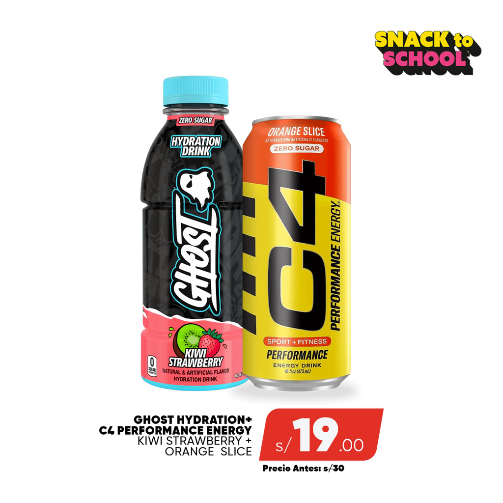 Pack Ghost Hydration + C4 Energy