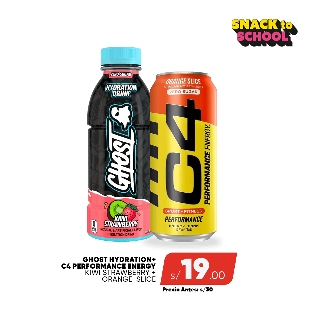 Pack Ghost Hydration + C4 Energy