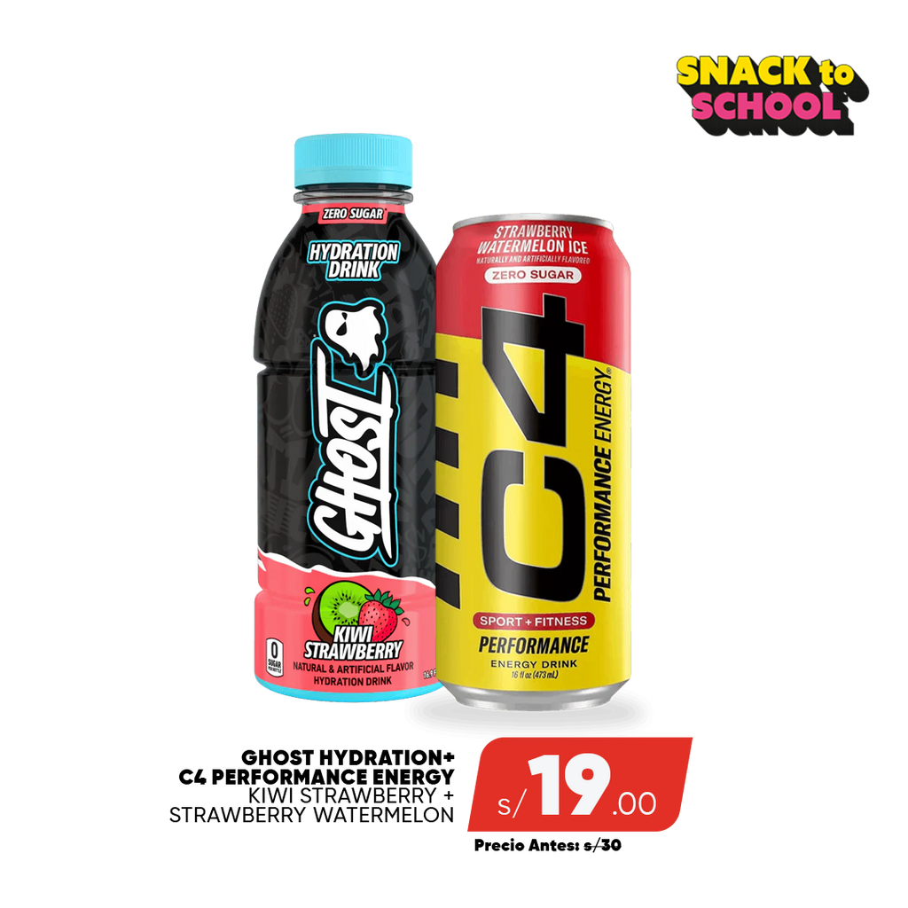 Pack Ghost Hydration + C4 Energy