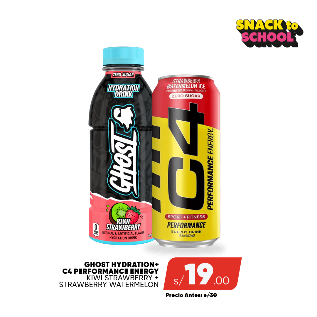 Pack Ghost Hydration + C4 Energy