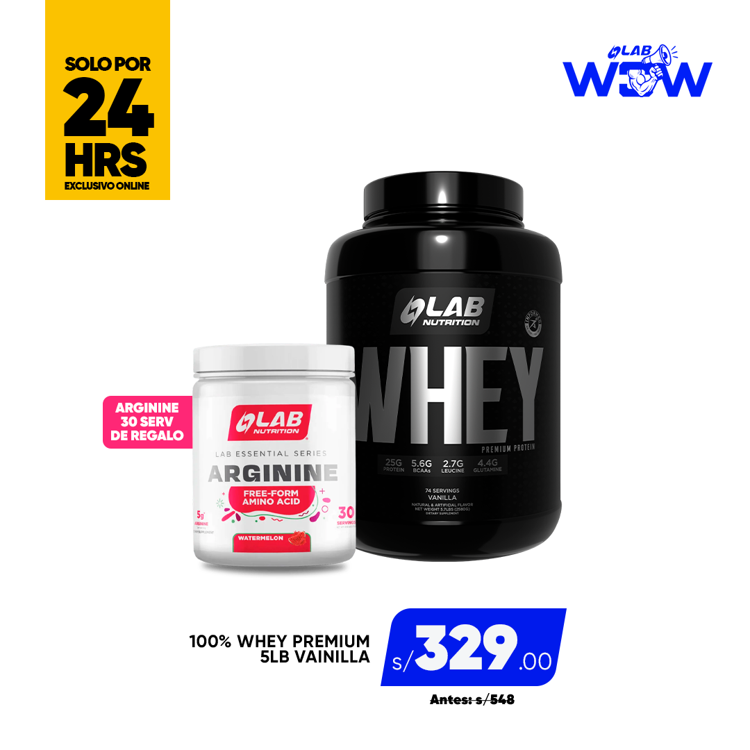 PACK PREMIUM 5LB + ARGININA