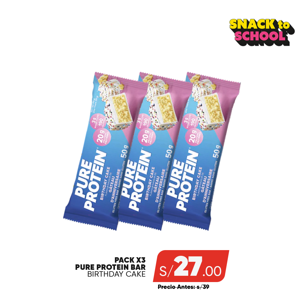 PACK X3 PURE PROTEIN BAR