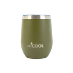 VASO DE ACERO INOXIDABLE VERDE 354 ML
