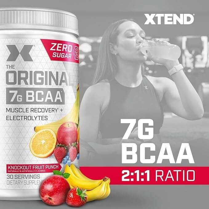 XTEND BCAA KNOCKOUT0 FRUIT PUNCH 30 SERVINGS