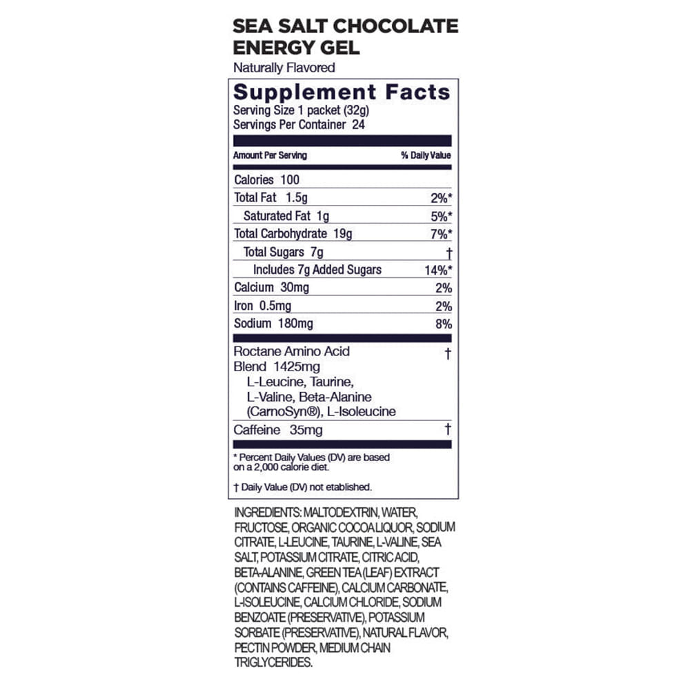 GEL GU ROCTANE SEA SALT CHOCOLATE