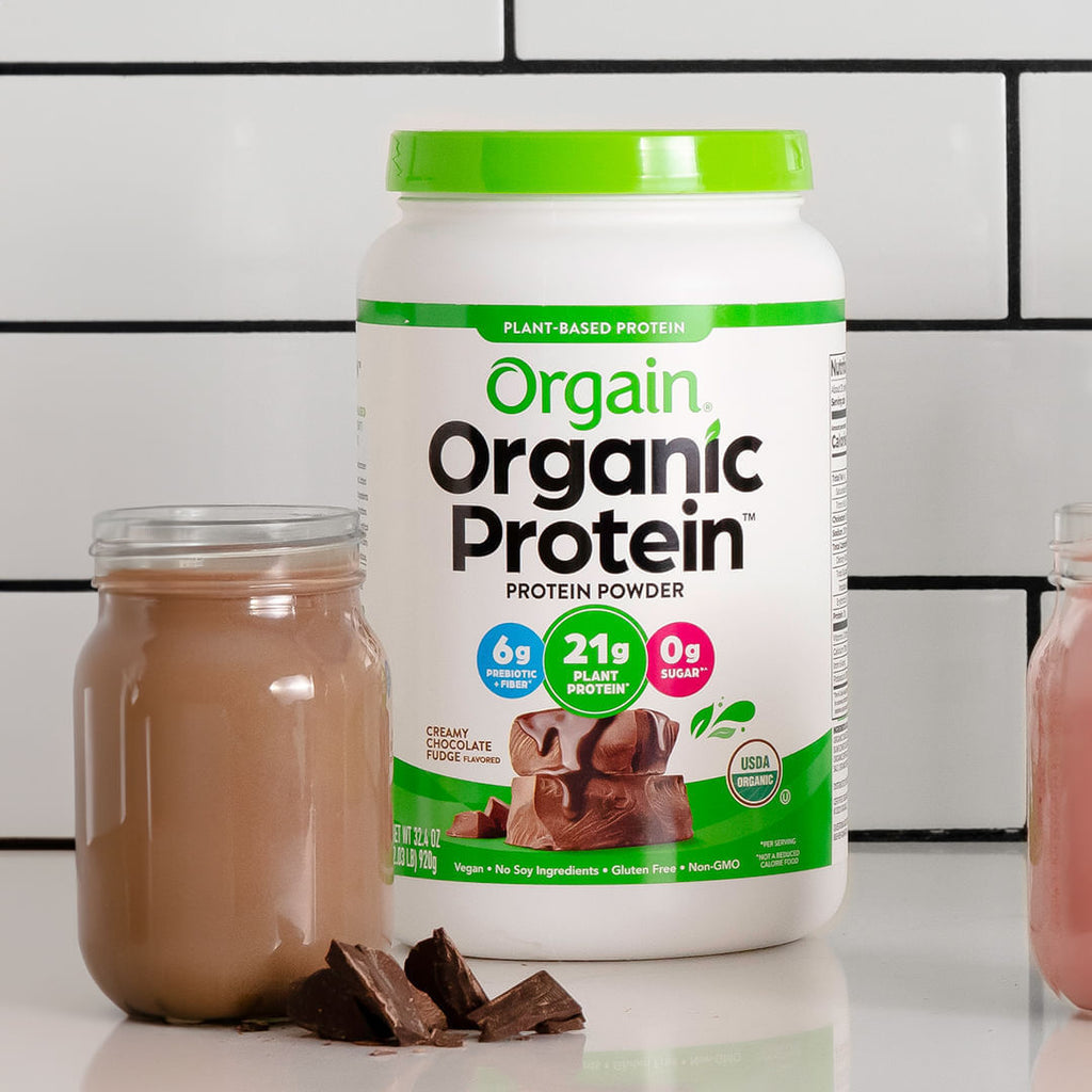 ORGAIN ORGANIC PROTEIN  CREAMY CHOCOLATE FUDGE 1.02LB