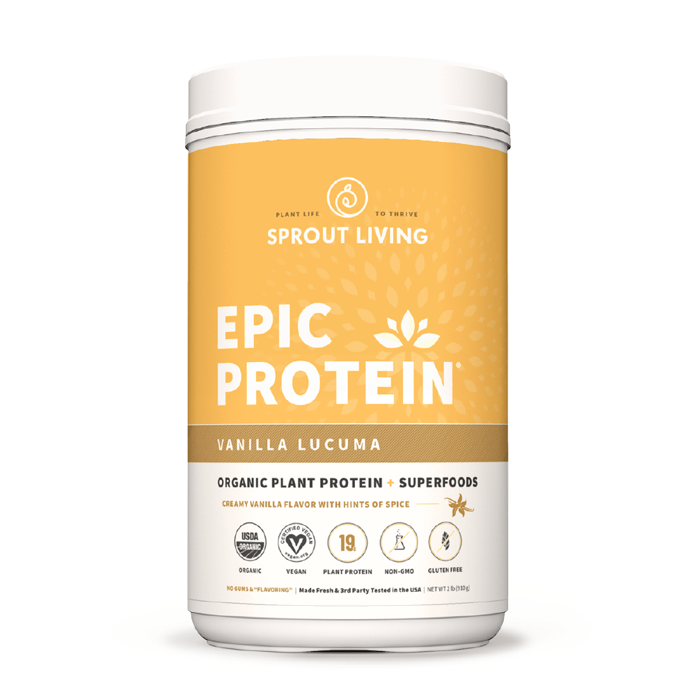 SPROUT LIVING — EPIC PROTEIN 2LB (Vanilla Lúcuma)