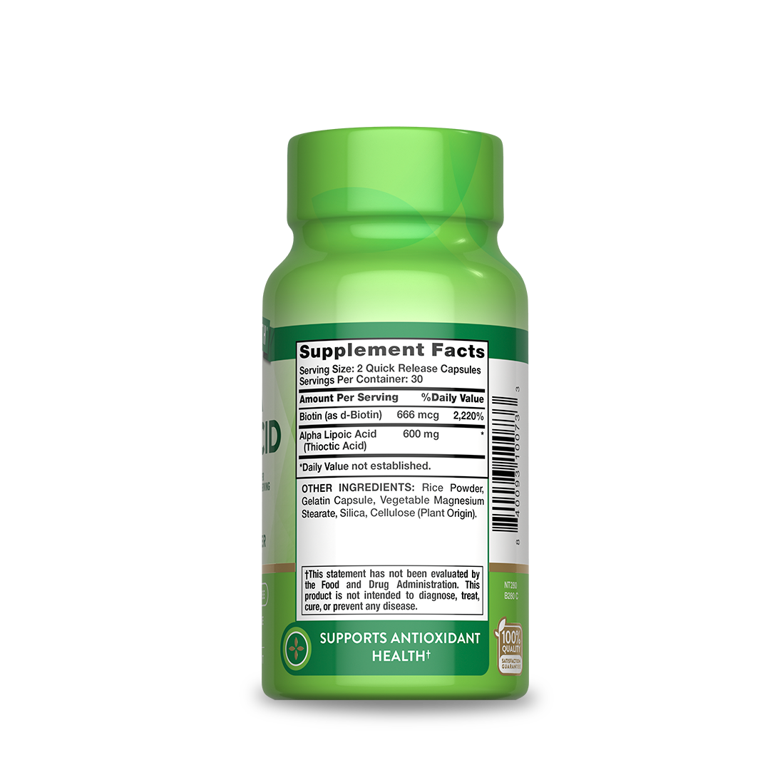 Alpha Lipoic Acid 600mg