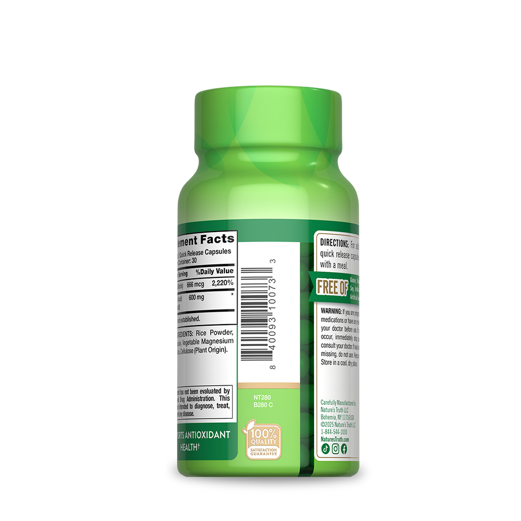 Alpha Lipoic Acid 600mg