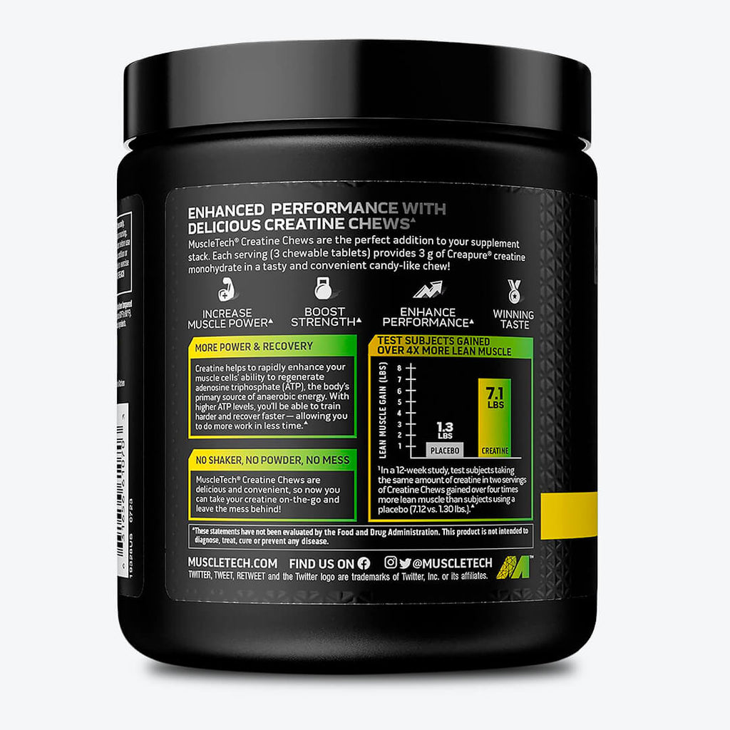 CREATINE CHEWS CITRUS BURST 90 TABLETS