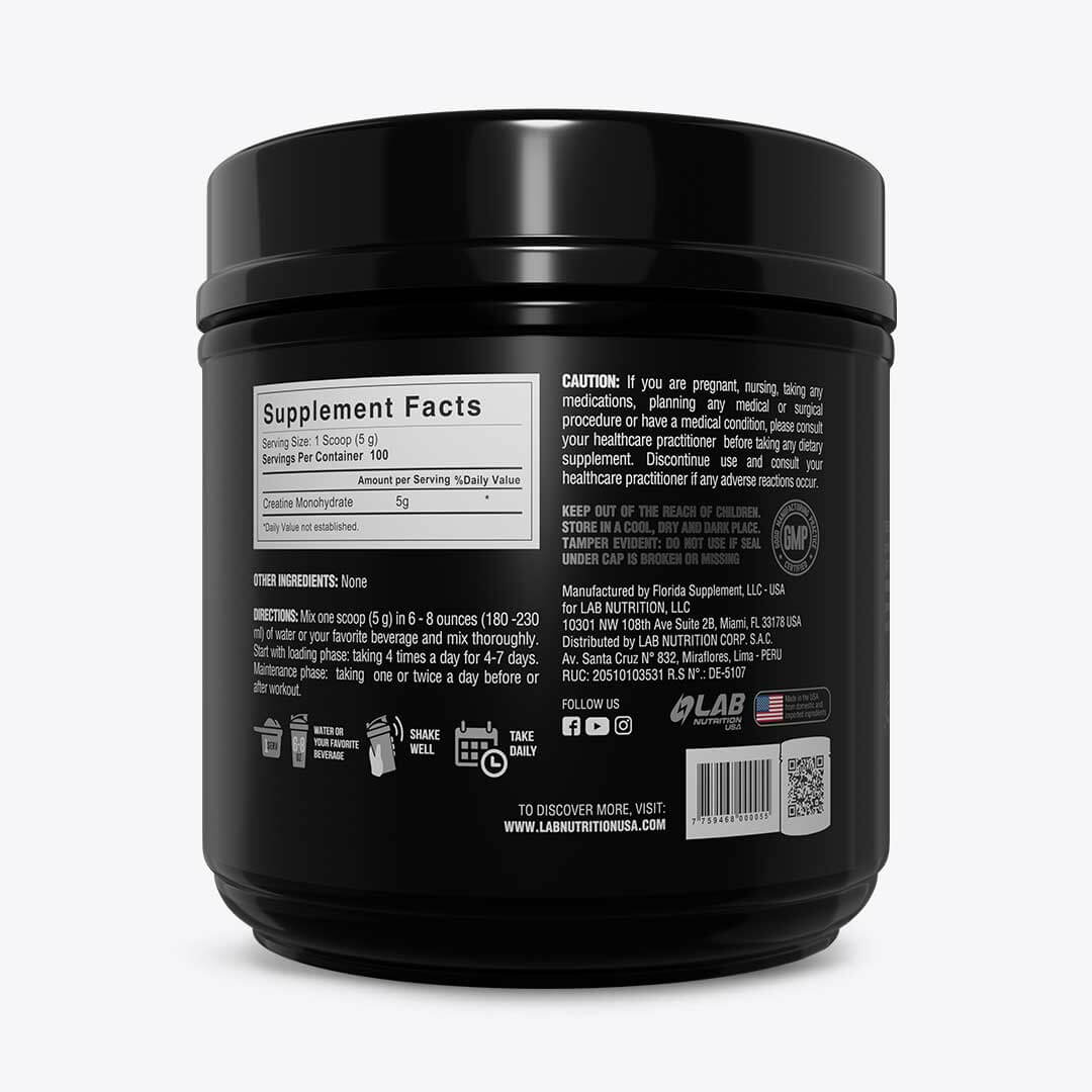 CREATINE MICRONIZED BLACK LIMITED EDITION 500G